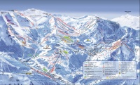 Portes du Soleil - ski mapa