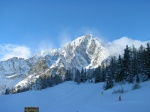 Pogled sa staze na Mont Blanc