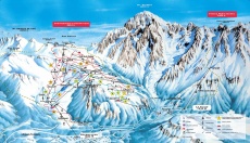 Ski mapa skijališta Courmayer