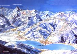 Kaprun-Zell-am-See ski-center map
