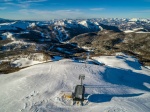 Kolašin 1600 - pogled sa vrha na ski terene